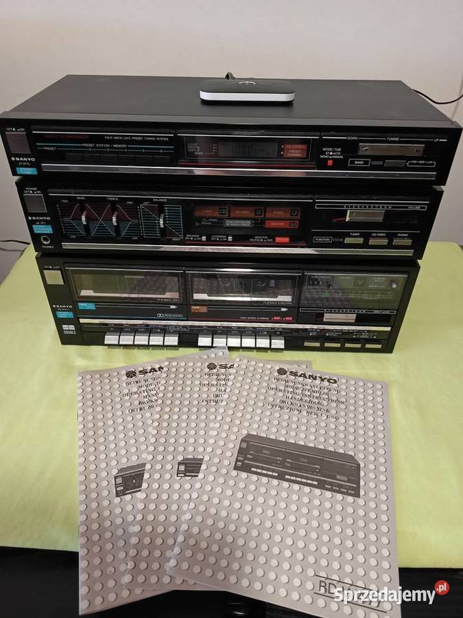 Zestaw Vintage SANYO Gdynia