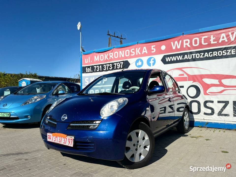 Nissan Micra 15 diesel 2004 Elektryka Długie 297000km sprzedam