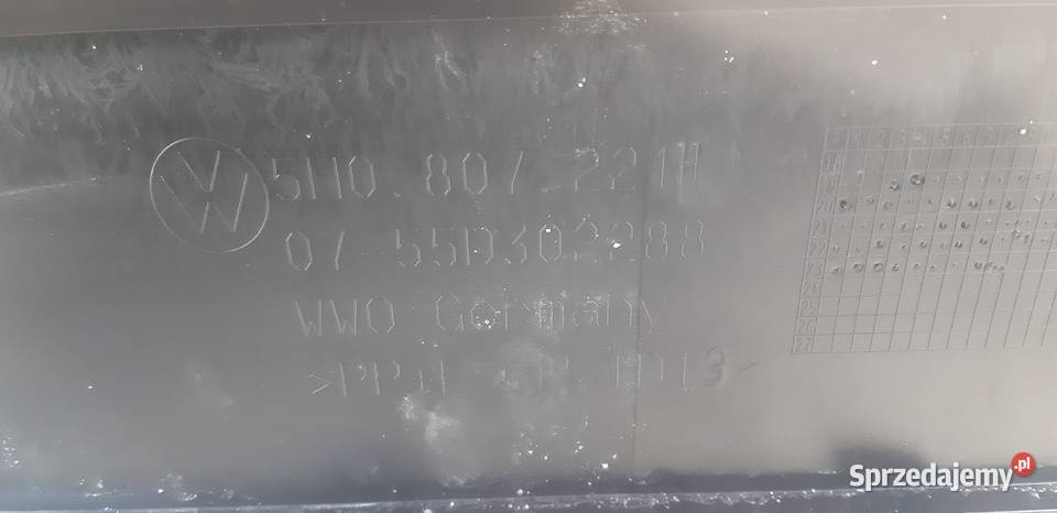 VW GOLF VIII 8 ZDERZAK PRZÓD PRZEDNI 5H0807221H Bieleń