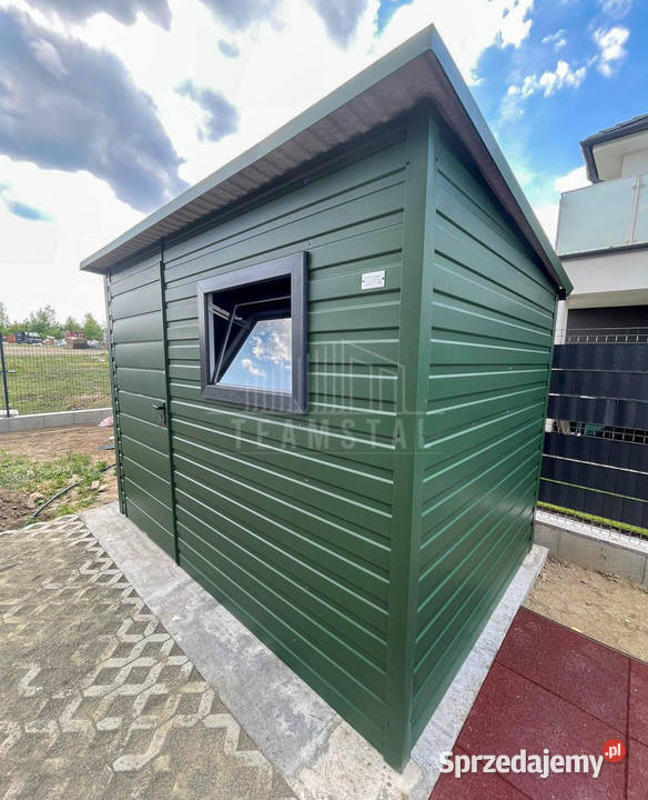 Schowek Domek ogrodowy 3x2 m drzwi okno dach wielkopolskie