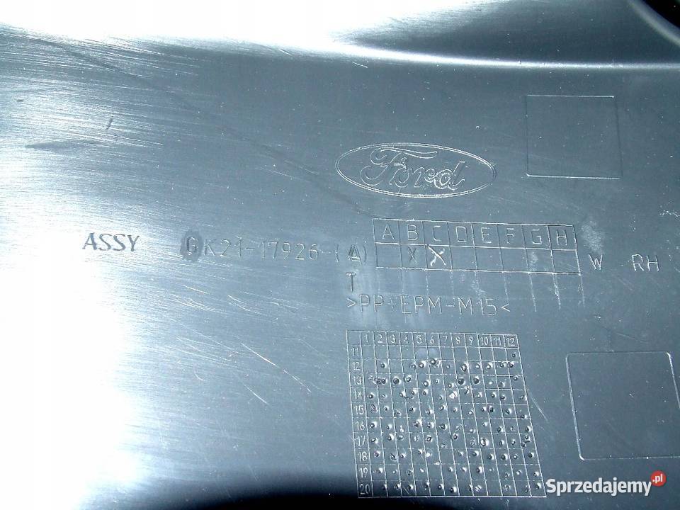 NAROŻNIK ZDERZAKA PRAWY TYŁ FORD TRANSIT CUSTOM