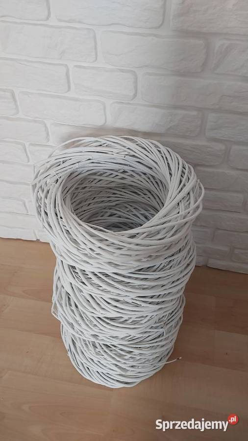Kółka wiklinowe białe Gliwice