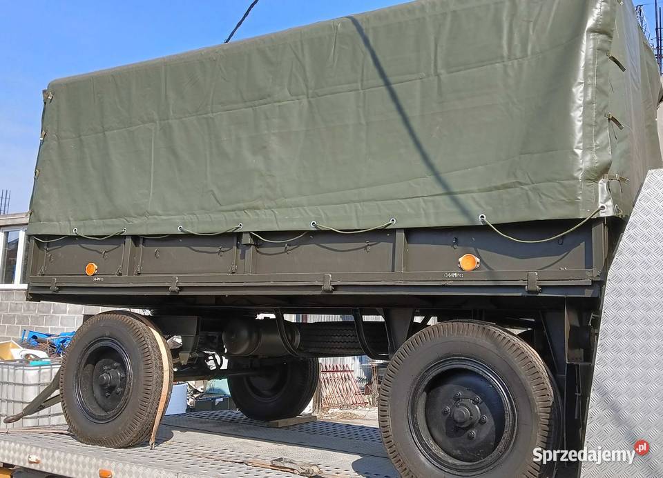 Przyczepa D46 z plandeką Pozostałe Skierniewice