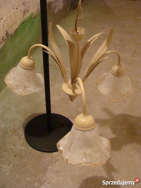 Żyrandol lampa wisząca 3 ramienna inny kolor Katowice