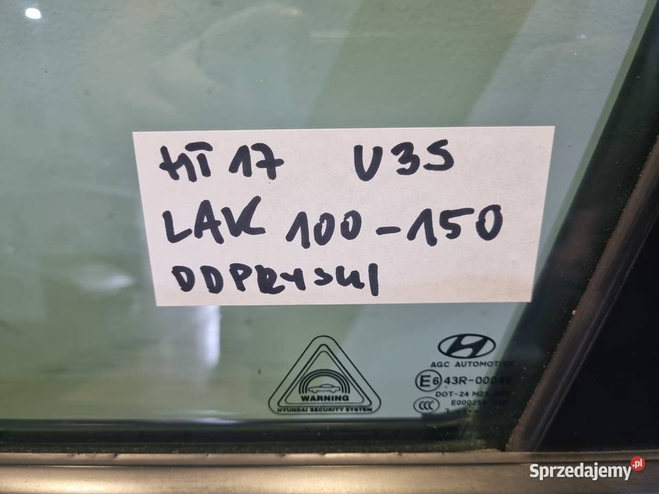 DRZWI LEWY PRZOD U3S HYUNDAI TUCSON III łódzkie Skierniewice