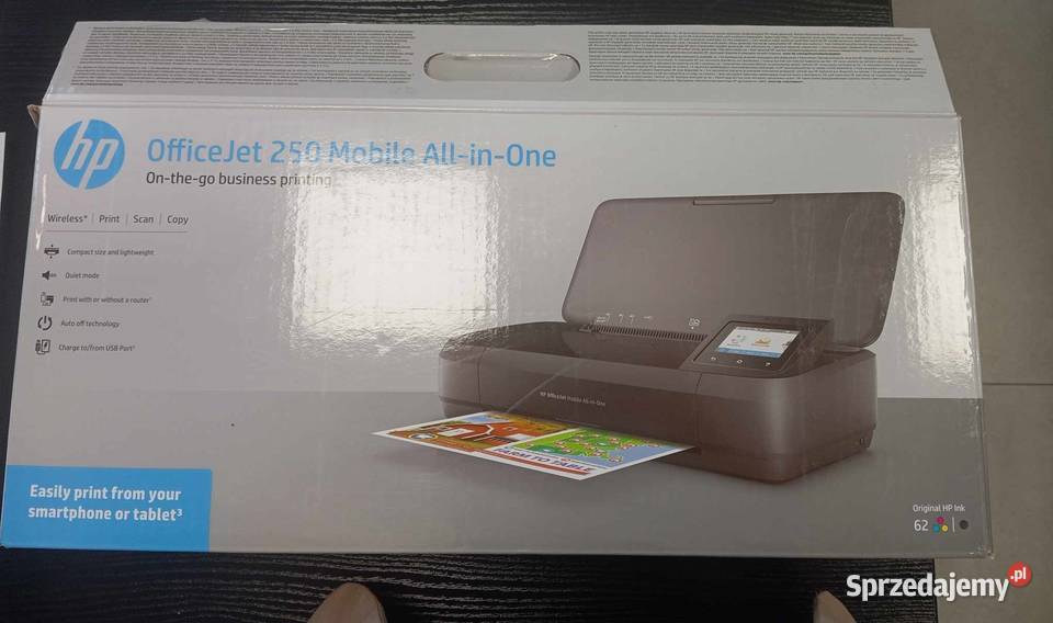 Drukarka przenośna hp model 250 Nowy Sącz sprzedam
