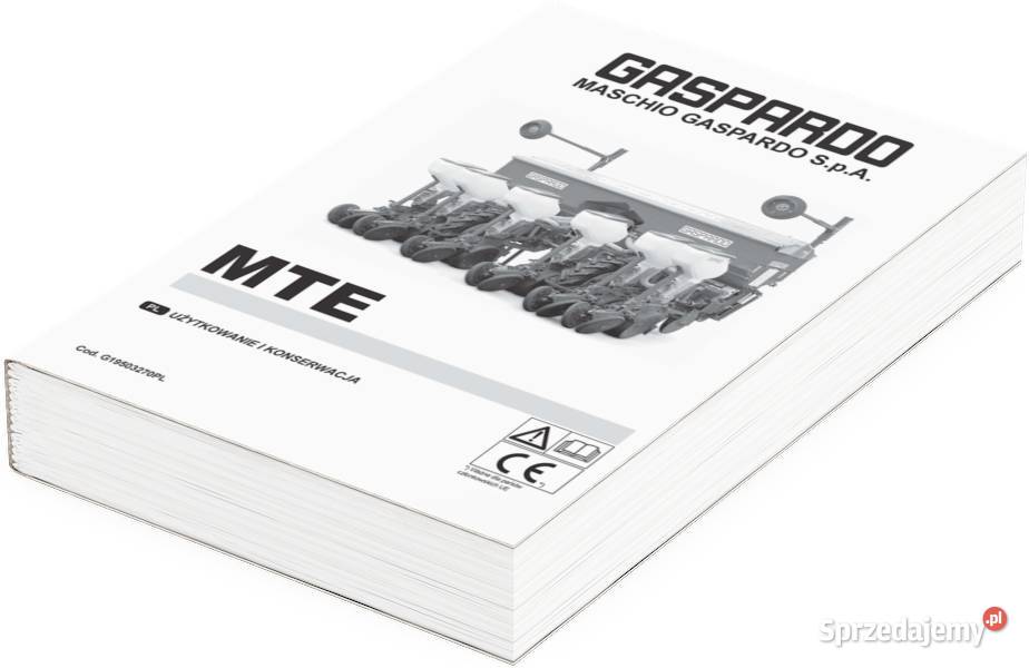 Gaspardo Maschio MTE Instrukcja katalog MTR MTER Szamotuły