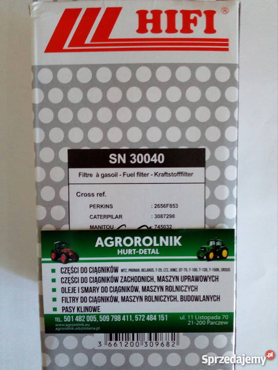 Filtr paliwa SN 30040 UrsusMF Manitou nieuszkodzony Parczew
