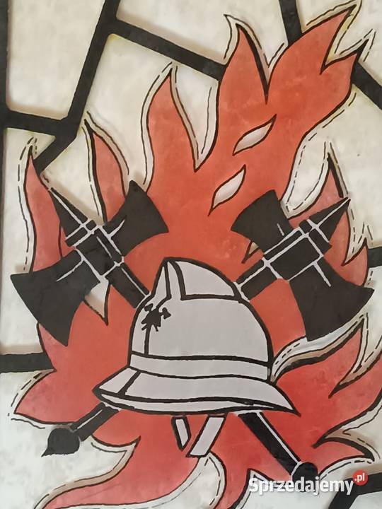 Witraż szklany BRANDVWEER van BOOM Porcelana i szkło sprzedam