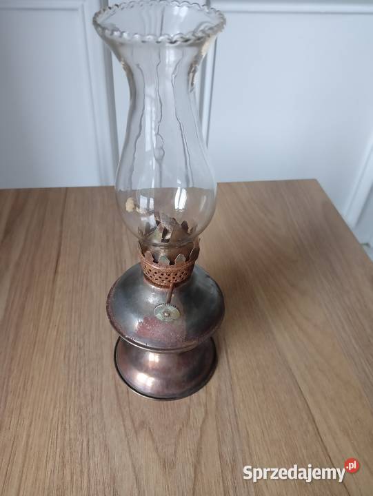 Lampa naftowa miedziana Antyki Limanowa
