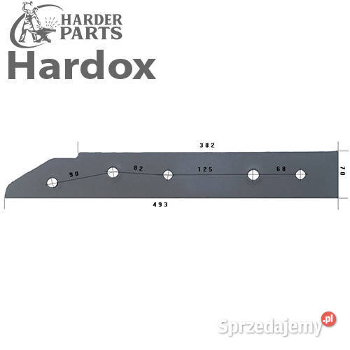 Płoza długa HARDOX 279126P części do pługa KUHN podlaskie Suwałki