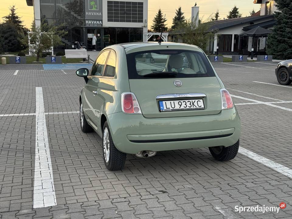 Fiat 500 12 Benzyna MIĘTOWY SALON Lublin 9 900