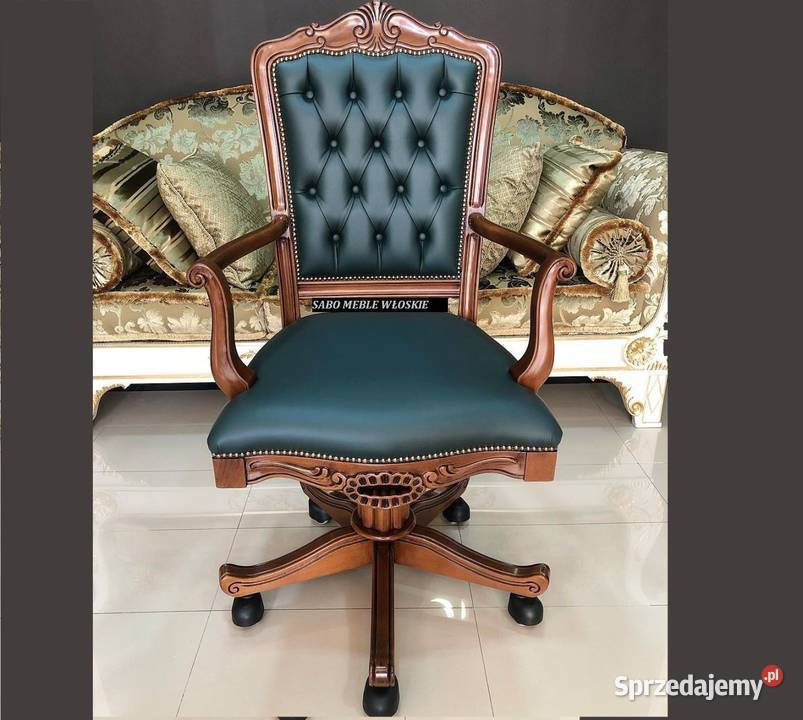 Klasyczny fotel obrotowy Urszula 476 orzechowy podkarpackie