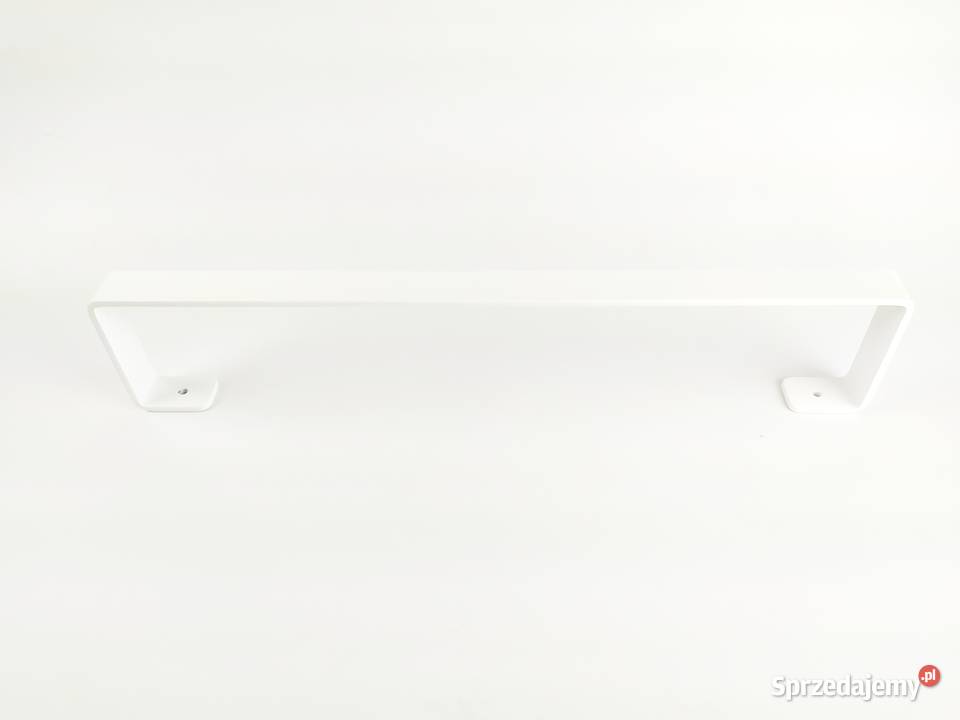 Wieszak uchwyt ręcznikowy 50 metalowy biały loft biały małopolskie Kraków