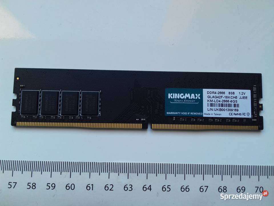 Kingmax DDR4 8GB niesprawny 2666MHz CL19