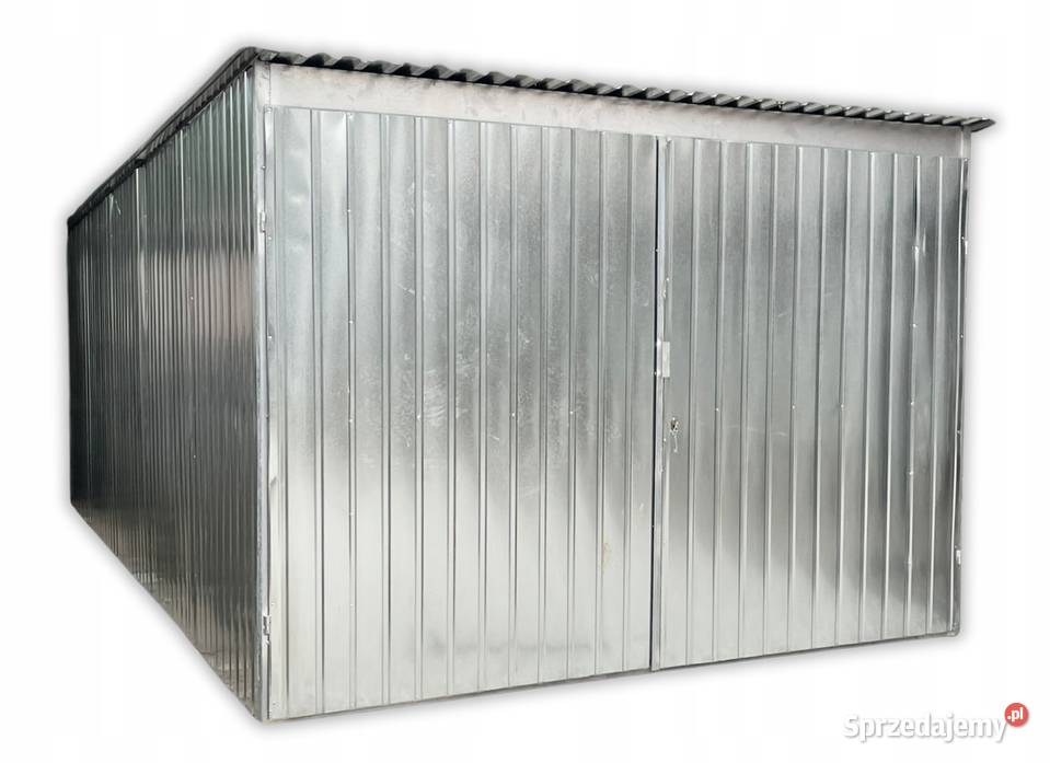 Garaż blaszany 3x5 II gatunek jednospadowy ocynk Jodłownik sprzedam