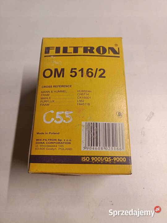 FILTR OLEJU Mercedes LKLN2 MK NG T2LN1 Unimog Rudka