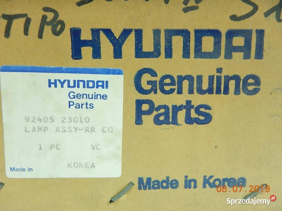 LAMPA LEWA TYLNA TYŁ HYUNDAI SCOUPE 9095 ASO