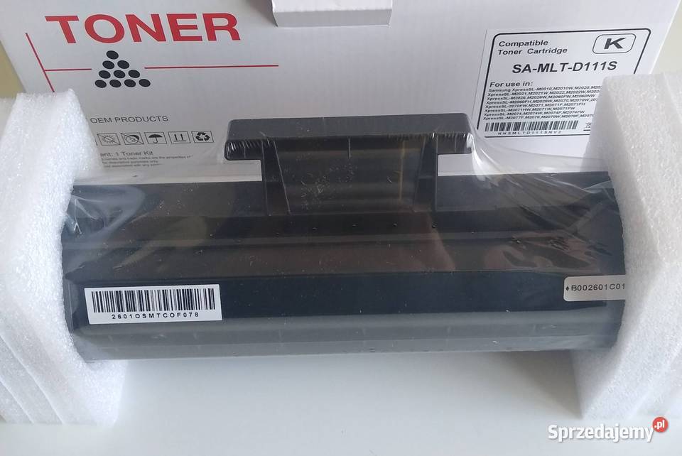 Toner fabrycznie nowy Nieregenerowany do pomorskie Gdańsk