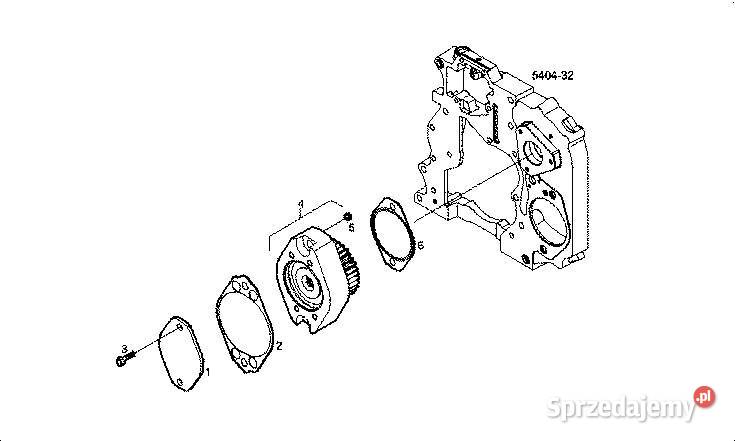 Napęd montażowy 504163301 pompy hydraulicznej Wilkowo sprzedam