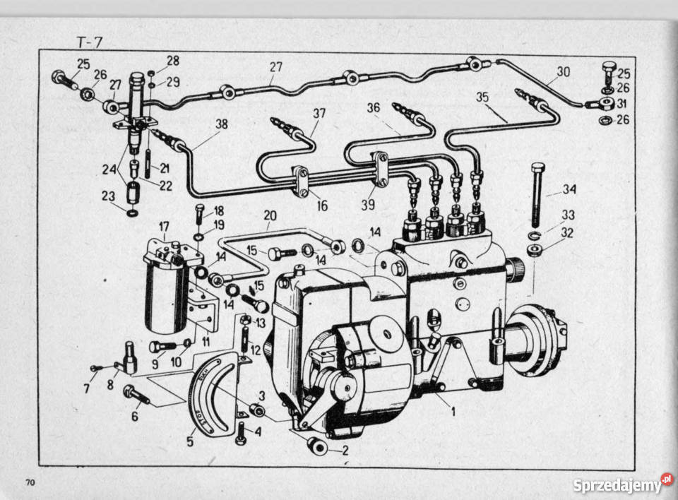 Katalog części silnik Andoria S322 S323 S324 Garwolin