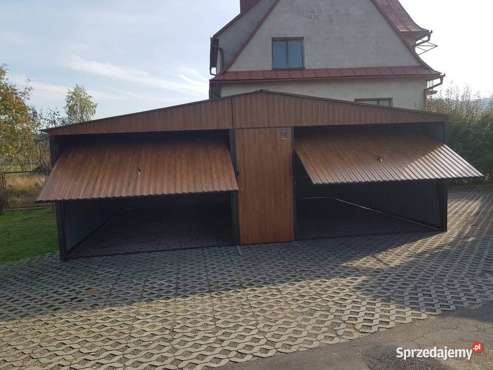 Garaż blaszany 7x5 drewnopodobny Aleksandrów Łódzki