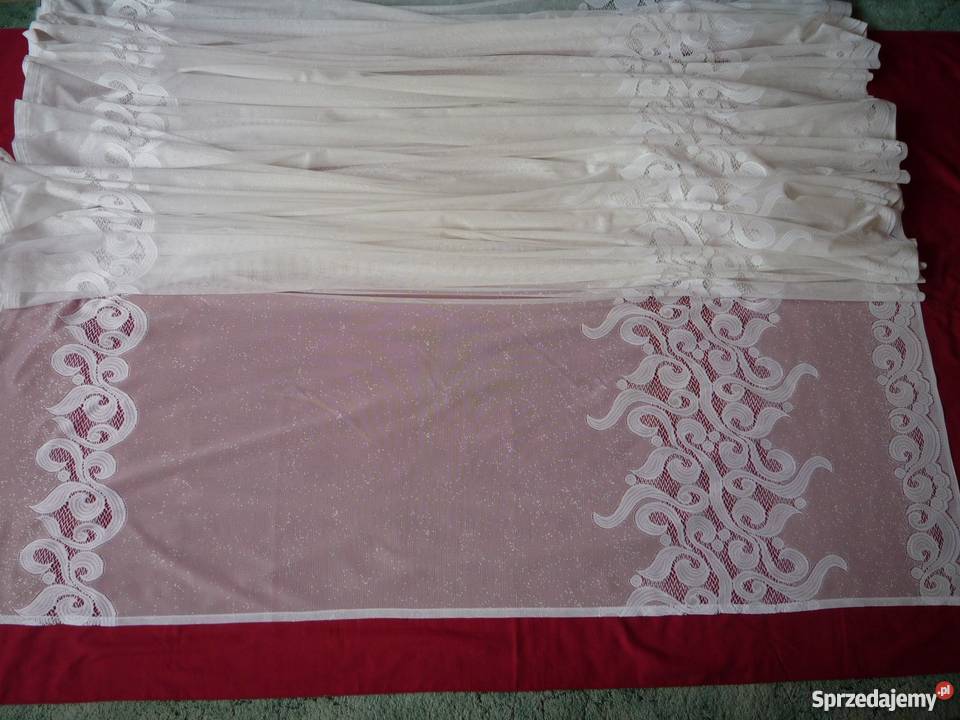 Biała firana z taśma 175 x 620 pokojowa Szczecin