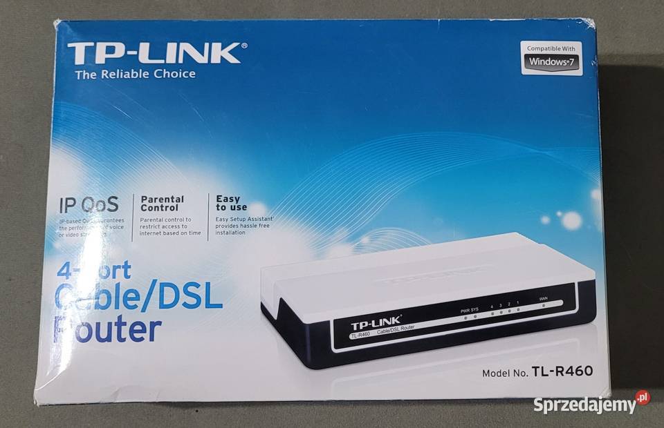 Internetowy Ruter TP-LINK model TL-R460 używany w pełni sprawny. Lublin ...