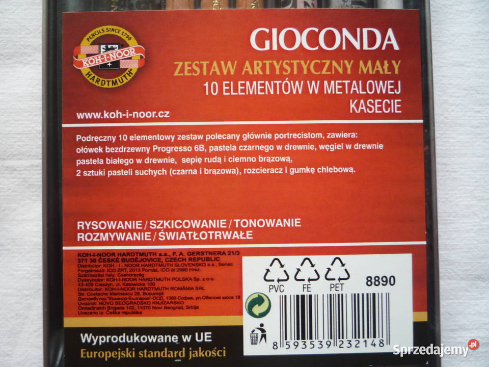 NOWY KOHINOOR Zestaw do szkicowania Gioconda sprzedam