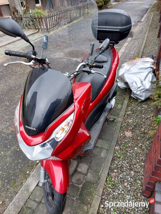 Skuter Honda PCX 1253 czerwony 2013 śląskie Katowice