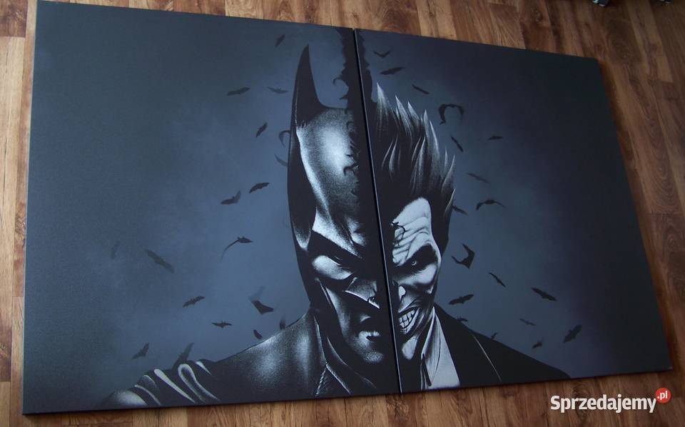Batman Joker Obraz grawerka Staloryt Sandomierz sprzedam