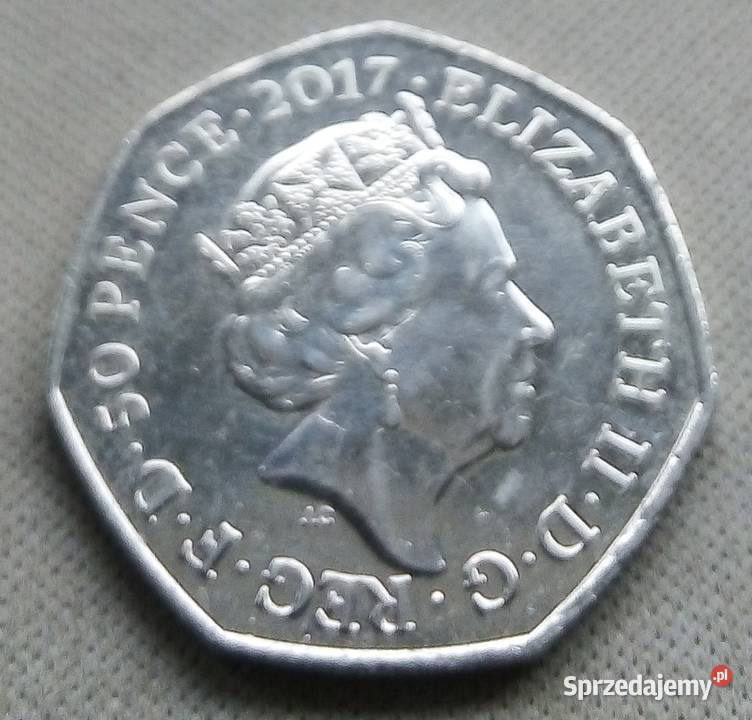 WIELKA BRYTANIA50 PENCE2017 r