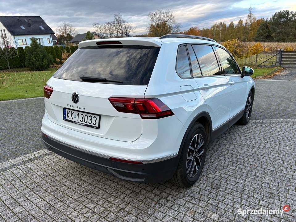 VW Tiguan 15 TSI EVO 150 2023r 1 właściciel Sanka