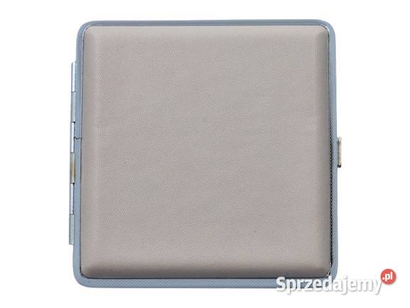 Metalowa Papierośnica Pokryta Gładką Ekoskórą Ostrowy nad Okszą sprzedam