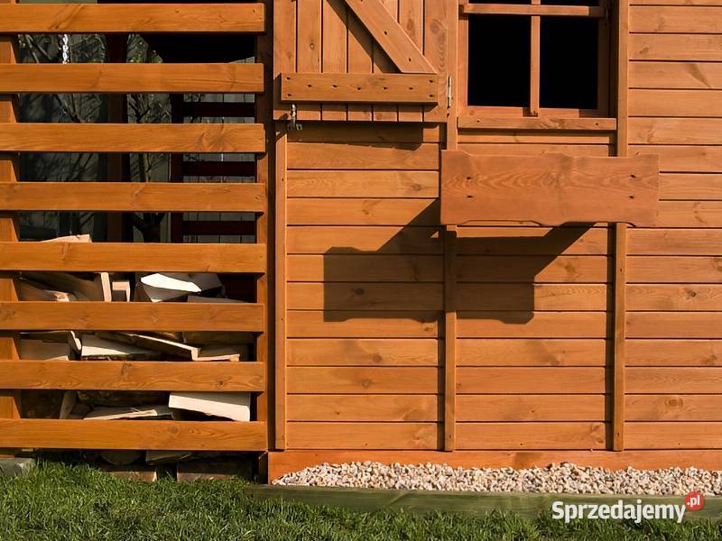 DOMEK ZEBRA OGRODOWY DACH CZTEROSPADOWY Parzymiechy