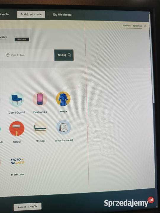 2K Monitor 25601140 24 60 Hz Dell P2416D Warszawa sprzedam