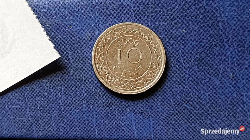 Stare monety 10 cent 2009 Surinam podkarpackie Lesko