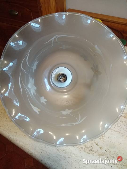 Lampa ręcznie malowana 43 Antyki, Sztuka, Kolekcje pomorskie Miłobądz