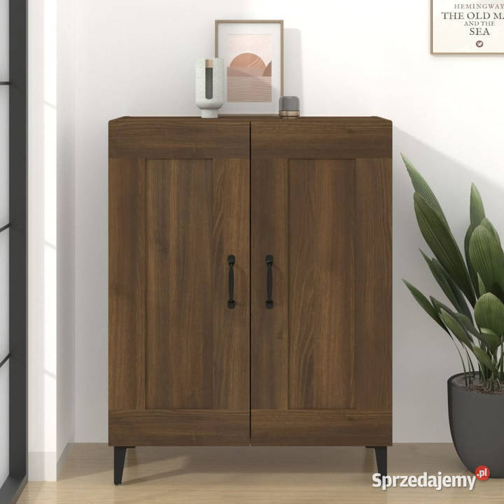 Szafka brązowy dąb 695x34x90 materiał
