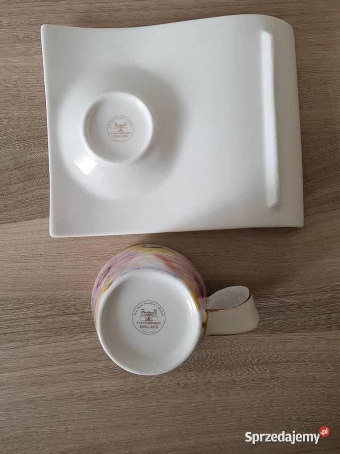 Filiżanka porcelanowa asymetryczna Staffordshire Nowy Sącz