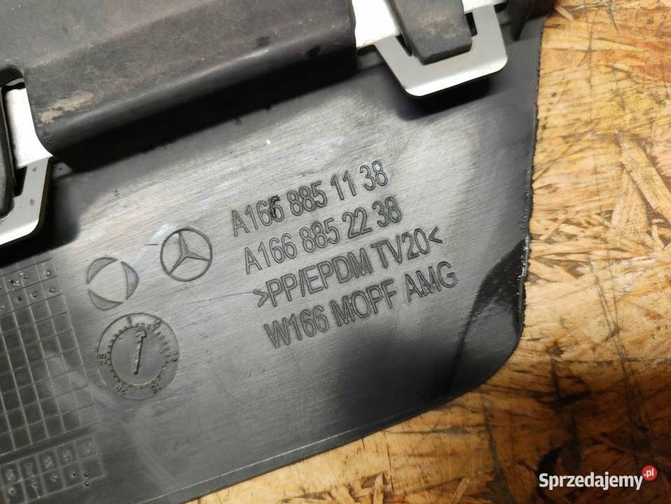 Dokładka Zderzaka Tył Dyfuzor Mercedes GLE W166 osobowe Pleszew