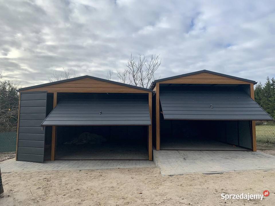 Garaże blaszane dwuspadowe jednospadowe Bydgoszcz