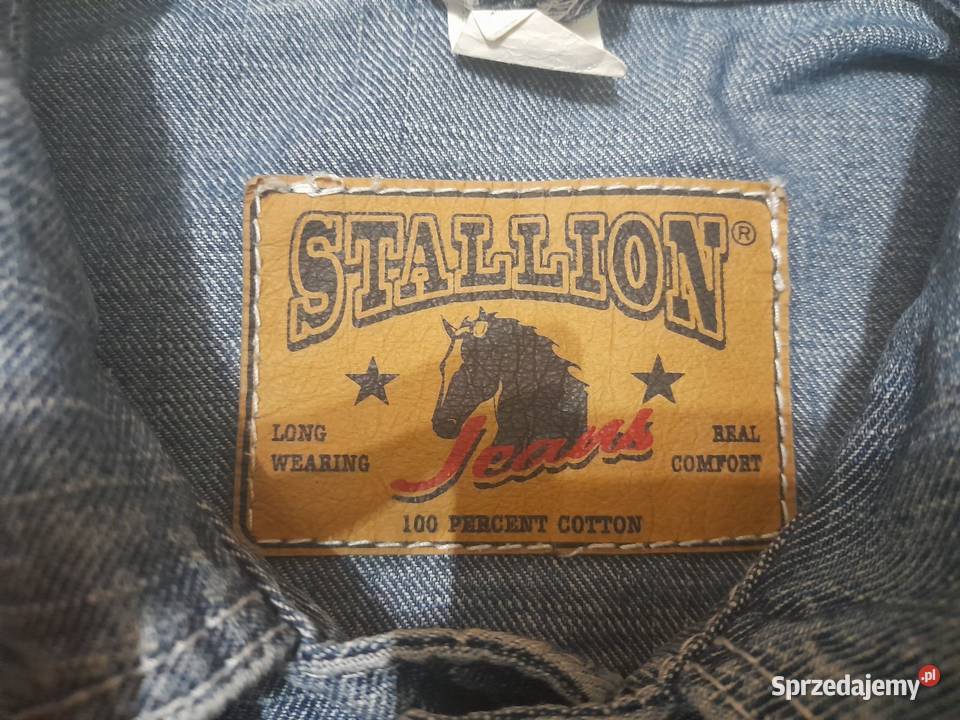 Kurtka jeansowa z długim rękawem Stallion karpie Chynowo