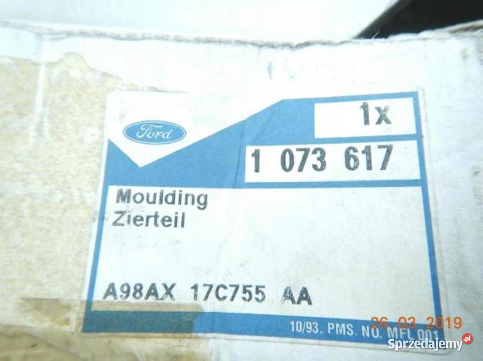 LISTWA LISTWY ZDERZAKA PRZÓD FORD FOCUS 9805 sprzedam