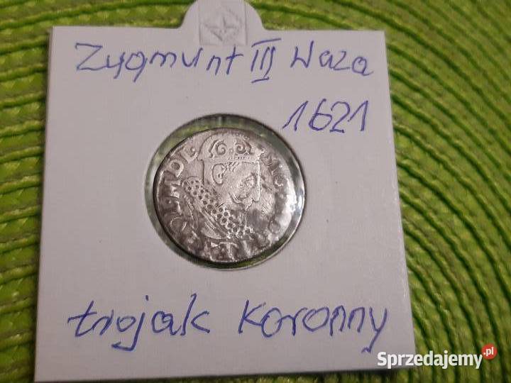 moneta srebrna Zygmunta III Waza z 1621r Łomża