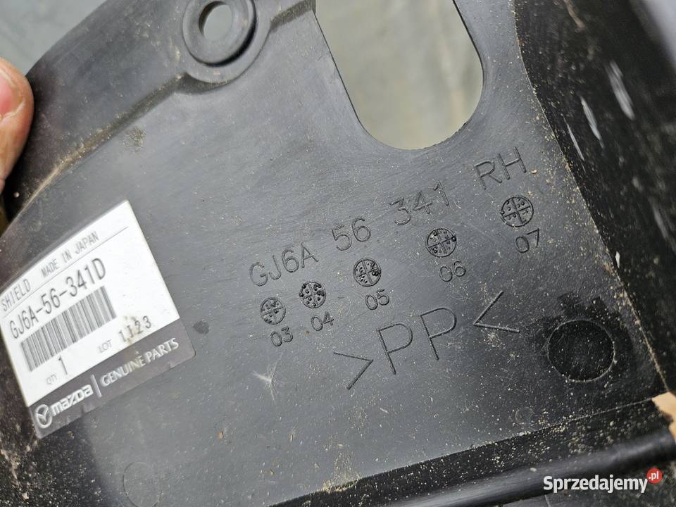 MAZDA 6 GG OSŁONA DOLNA PODWOZIA PRAWA GJ6A56341 Międzychód