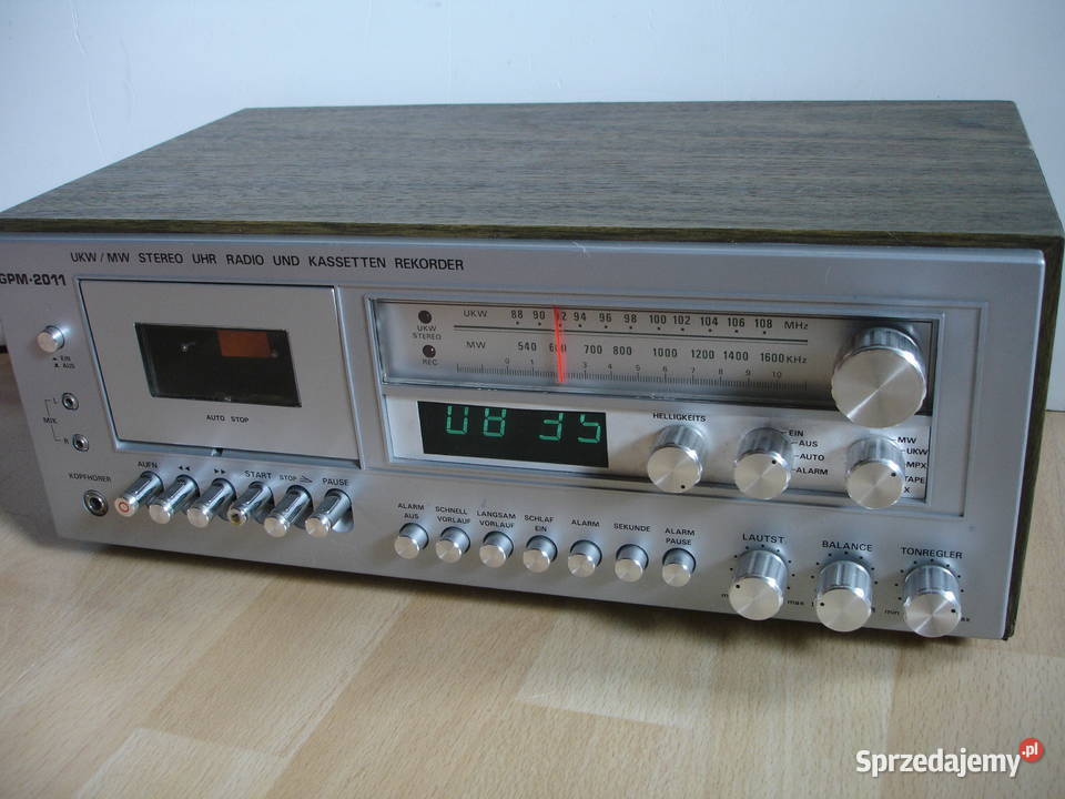Radio z magnetofonem GPM2011 Antyki, Sztuka, Kolekcje lubuskie Zielona Góra
