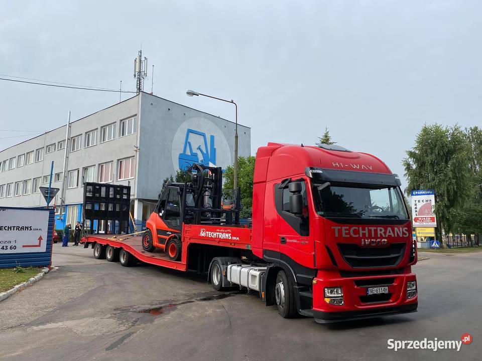 Linde H80 T Wózek widłowy używany 8 ton udźwigu Elbląg sprzedam