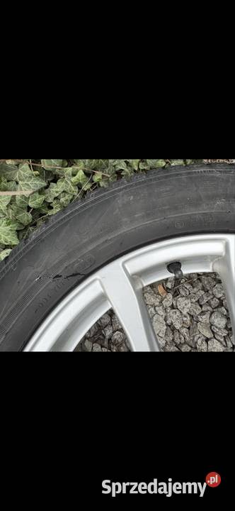 Alufelgi OEM Audi 5x112 opony zimowe 2455018 A6 Krępiec