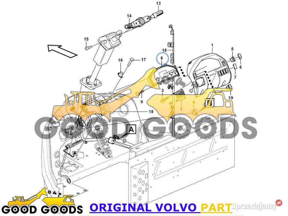 VOLVO ZEGARY ZESTAW WSKAŹNIKÓW 17468330 17422411 Władysławów